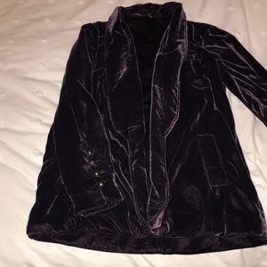Free People velvet blazer